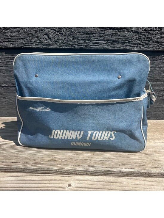 Handbags - Vintage 1970's  Johnny Tours Flight Attendant Okinawa Shoulder Bag Carry-On